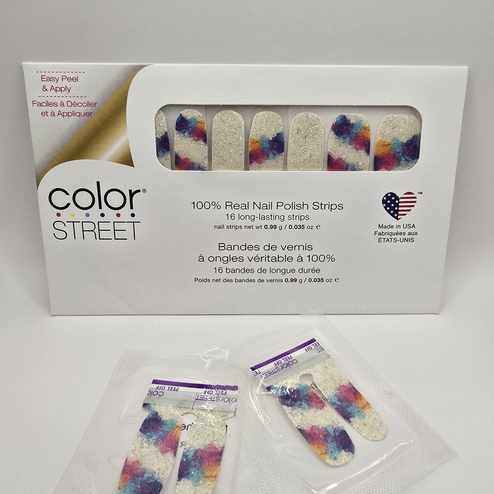 Color Street Glitter and Rainbow Nail Strips